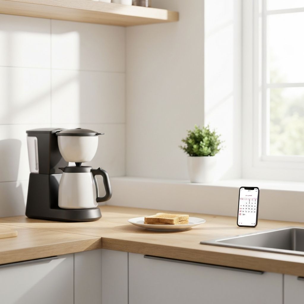 Morning routine and workspace environment context